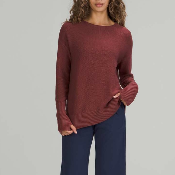 Lululemon Sweater Smoky Red - Picture 1 of 8